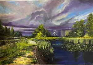 Afifa Nazim-Acrylic Painting